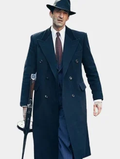 Asal Vision Men Coats | Peaky Blinders Adrien Brody Coat Black