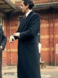Asal Vision Men Coats | Peaky Blinders Adrien Brody Coat Black
