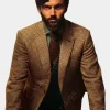 Asal Vision Blazers | Penn Badgley TV Series You Season 4 Plaid Blazer Plaid Check Pattern Design