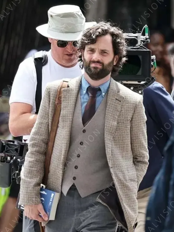 Asal Vision Blazers | Penn Badgley TV Series You Season 4 Plaid Blazer Plaid Check Pattern Design