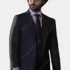 Asal Vision Blazers | Penn Badgley You Season 4 Blazer Black