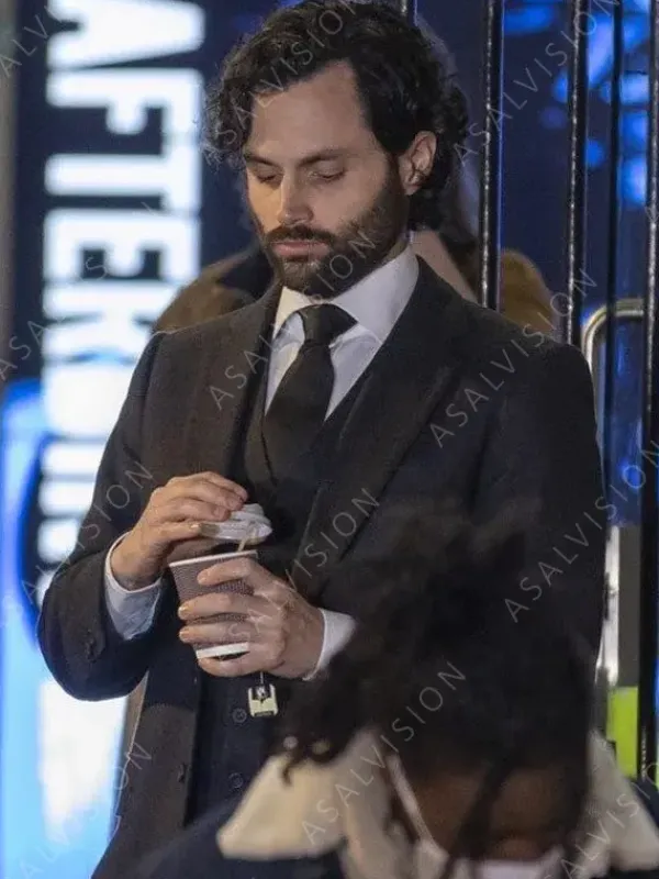 Asal Vision Blazers | Penn Badgley You Season 4 Blazer Black