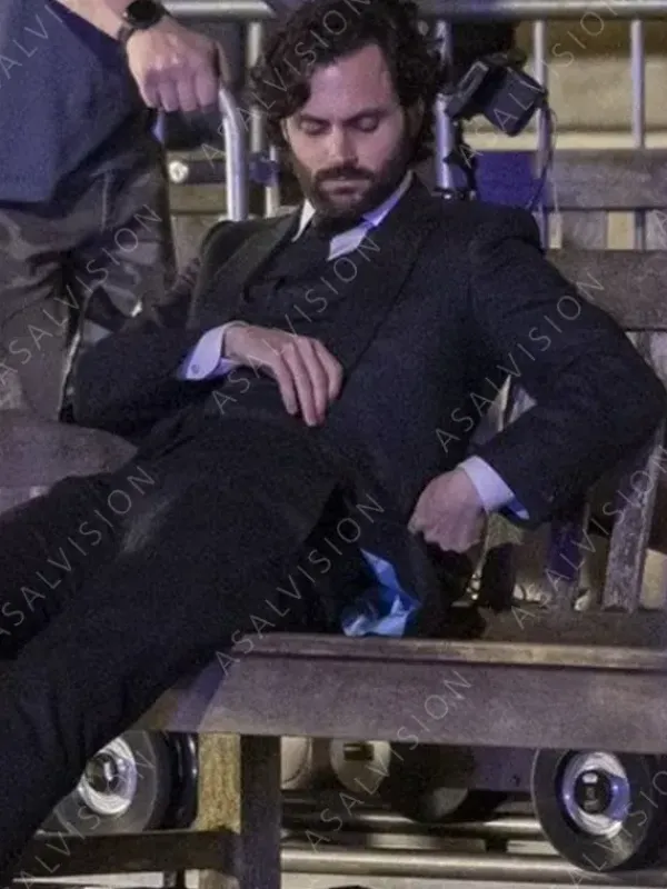 Asal Vision Blazers | Penn Badgley You Season 4 Blazer Black