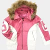 Asal Vision Leather Jackets | 8 Ball Jacket Pink And White
