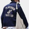 Asal Vision Cotton Jackets | Playdium Skate Harry Styles Club Jacket Blue