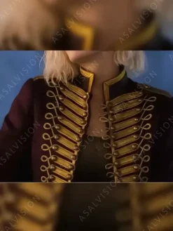 Asal Vision Cotton Jackets | Pom Klementieff Mission Impossible 7 Military Style Jacket Maroon