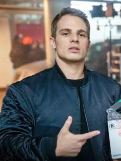 Asal Vision Cotton Jackets | Power Book II Ghost S4 Brayden Weston Bomber Jacket Black