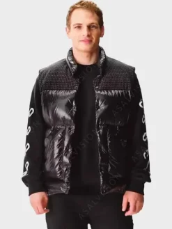 Asal Vision Vests | Power Book II Ghost Season 4 Brayden Weston Puffer Vest Black