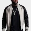 Asal Vision Cotton Jackets | Power Book IV 50 Cent Bomber Jacket White and Black