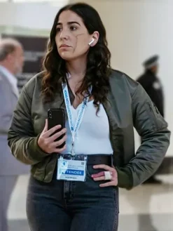 Asal Vision Cotton Jackets | Power Book IV Audrey Esparza Jacket Olive Green