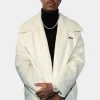 Asal Vision Men Coats | Power Book IV Jeremih Shearling Coat White
