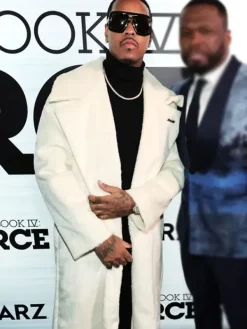Asal Vision Men Coats | Power Book IV Jeremih Shearling Coat White
