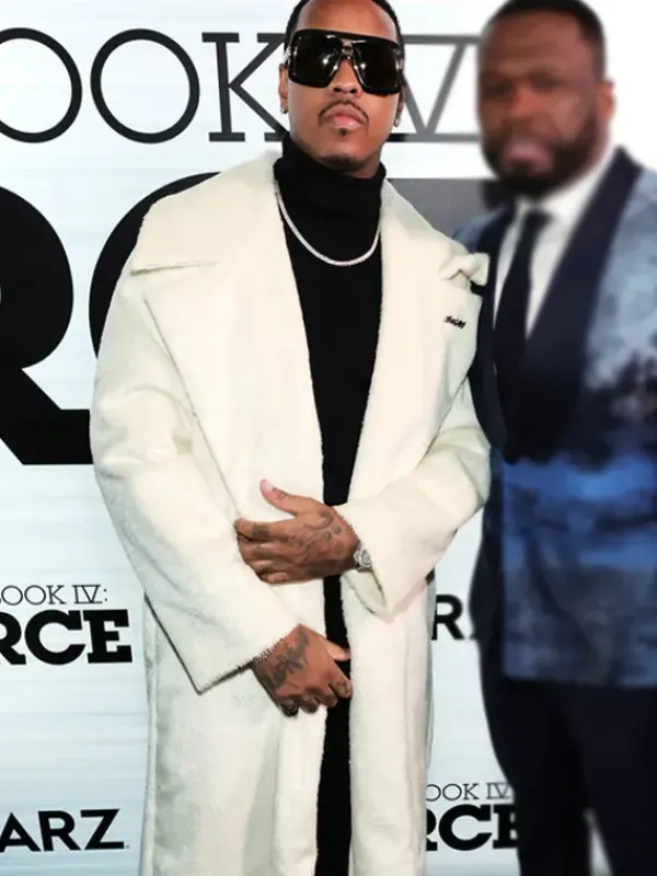 Asal Vision Men Coats | Power Book IV Jeremih Shearling Coat White
