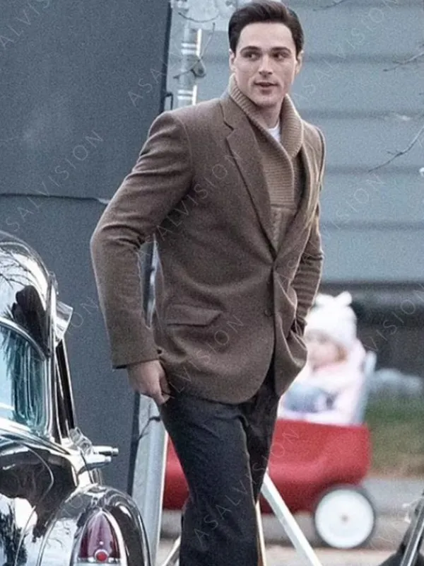 Asal Vision Blazers | Priscilla 2023 Jacob Elordi Blazer Brown