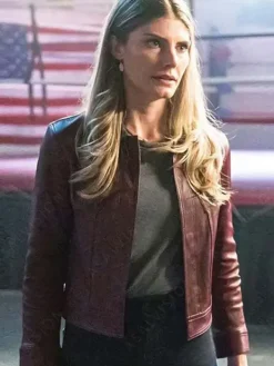 Asal Vision Leather Jackets | Quantum Leap Addison Augustine Leather Jacket Maroon