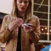 Asal Vision Leather Jackets | Quantum Leap Addison Augustine Leather Jacket Tan Brown