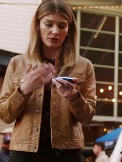 Asal Vision Leather Jackets | Quantum Leap Addison Augustine Leather Jacket Tan Brown