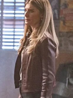 Asal Vision Leather Jackets | Quantum Leap Addison Augustine Leather Jacket Maroon