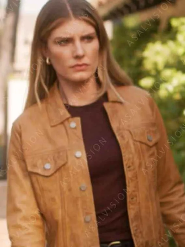 Asal Vision Leather Jackets | Quantum Leap Addison Augustine Leather Jacket Tan Brown