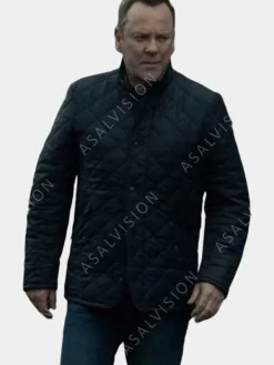 Asal Vision Cotton Jackets | Rabbit Hole 2023 Kiefer Sutherland Quilted Jacket Black