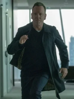 Asal Vision Men Coats | Rabbit Hole 2023 Kiefer Sutherland Coat Black