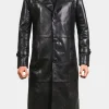 Asal Vision Leather Coats | Trench Coats | Ralph Long Leather Trench Coat Black
