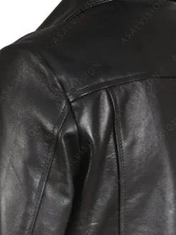 Asal Vision Leather Coats | Trench Coats | Ralph Long Leather Trench Coat Black