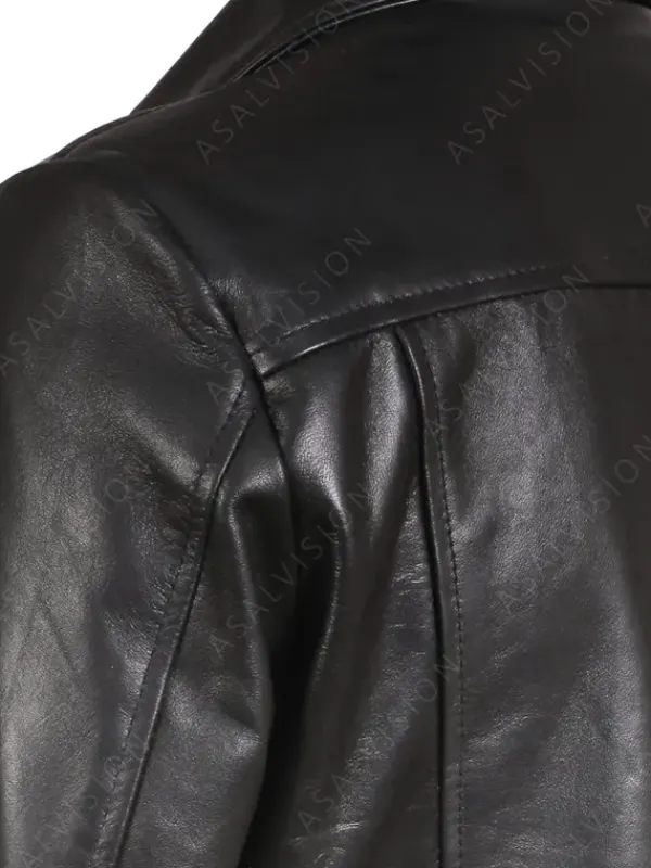 Asal Vision Leather Coats | Trench Coats | Ralph Long Leather Trench Coat Black