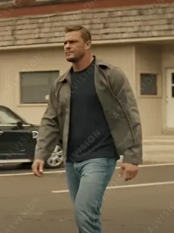 Asal Vision Cotton Jackets | Reacher S02 Alan Ritchson Jacket Grey
