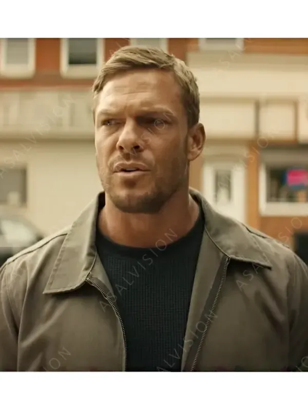 Asal Vision Cotton Jackets | Reacher S02 Alan Ritchson Jacket Grey