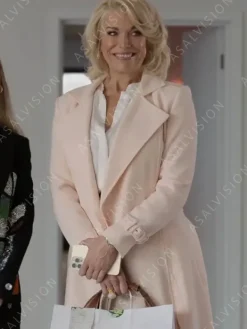Asal Vision Women Coats | Rebecca Welton Coat Ted Lasso Pink
