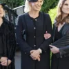 Asal Vision Women Coats | Rebecca Welton Ted Lasso Long Coat Black
