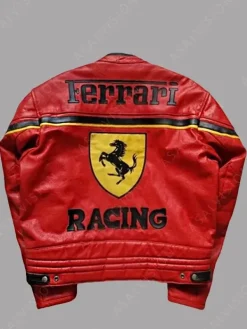 Asal Vision Biker Jackets | Ferrari F1 Racing Jacket Red