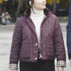 Asal Vision Cotton Jackets | Reenie Green Tracker Season 1 Quilted Hooded Collar Jacket Purple