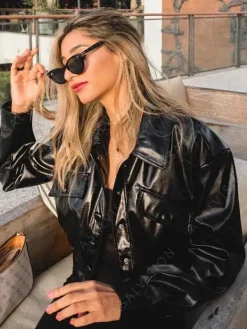 Asal Vision Leather Jackets | Regina George Mean Girls Leather Jacket Black