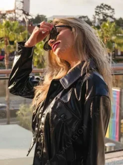 Asal Vision Leather Jackets | Regina George Mean Girls Leather Jacket Black
