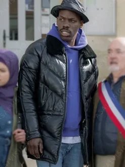 Asal Vision Men Coats | Represent Season 2 Jean-Pascal Zadi Puffer Jacket Black