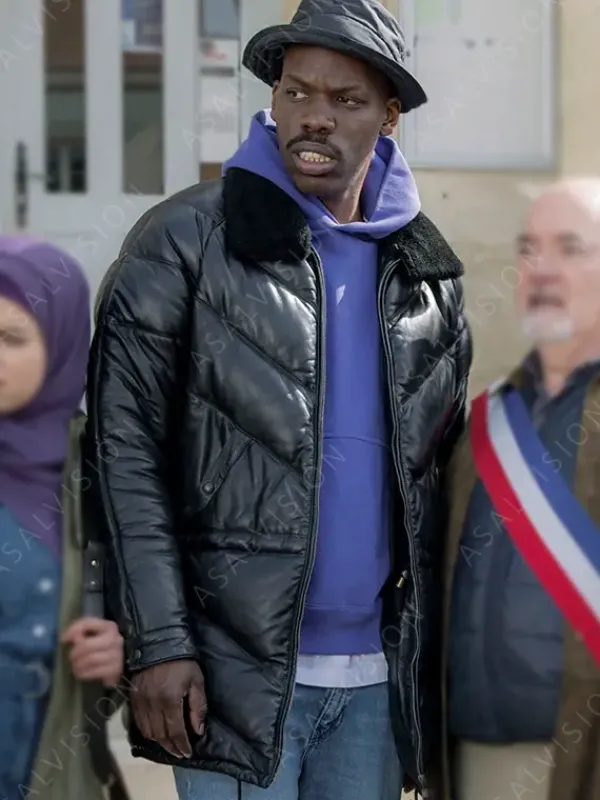 Asal Vision Men Coats | Represent Season 2 Jean-Pascal Zadi Puffer Jacket Black