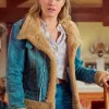Asal Vision Denim Jackets | Ride 2023 Missy McMurray Denim Shearling Jacket Blue