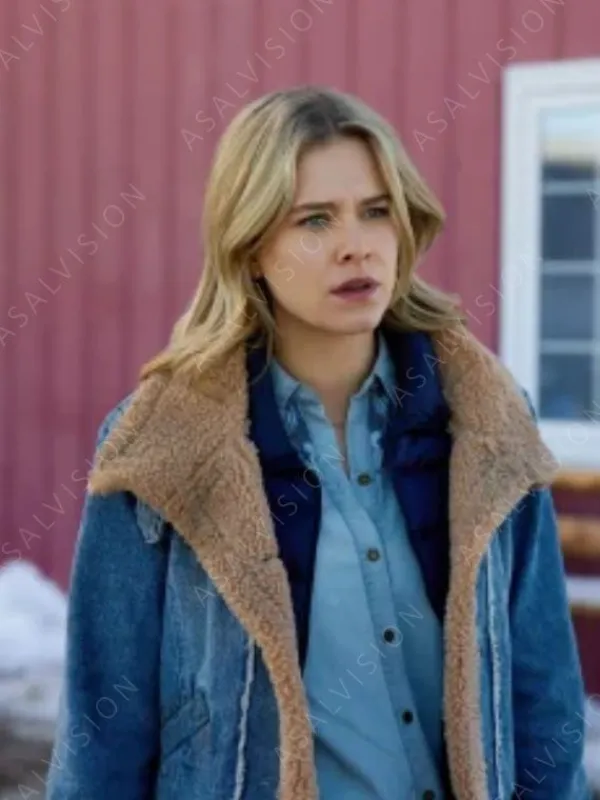 Asal Vision Denim Jackets | Ride 2023 Missy McMurray Denim Shearling Jacket Blue