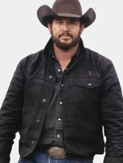 Asal Vision Cotton Jackets | Rip Wheeler Yellowstone Cole Hauser Jacket Black