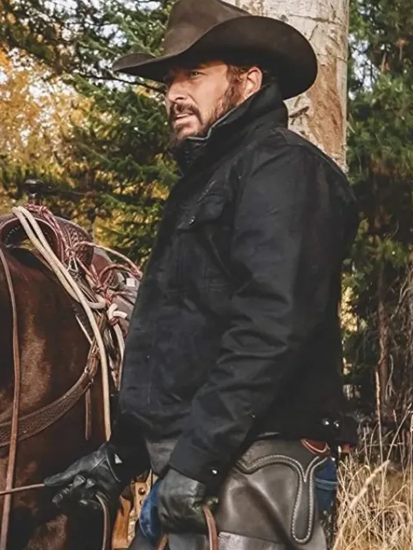 Asal Vision Cotton Jackets | Rip Wheeler Yellowstone Cole Hauser Jacket Black