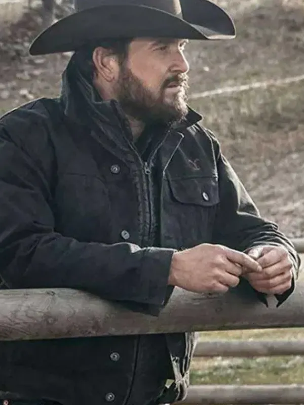 Asal Vision Cotton Jackets | Rip Wheeler Yellowstone Cole Hauser Jacket Black