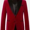 Asal Vision Blazers | Riverdale Charles Melton Maroon Blazer Maroon 