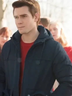Asal Vision Cotton Jackets | Riverdale KJ Apa Dark Cotton Hoodie Blue