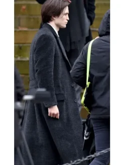 Asal Vision Men Coats | Robert Pattinson The Batman 2022 Wool Coat Black