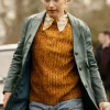 Asal Vision Women Coats | Leather Jackets | Rose’s War 2024 Rose Dugdale Leather Coat Dark Green