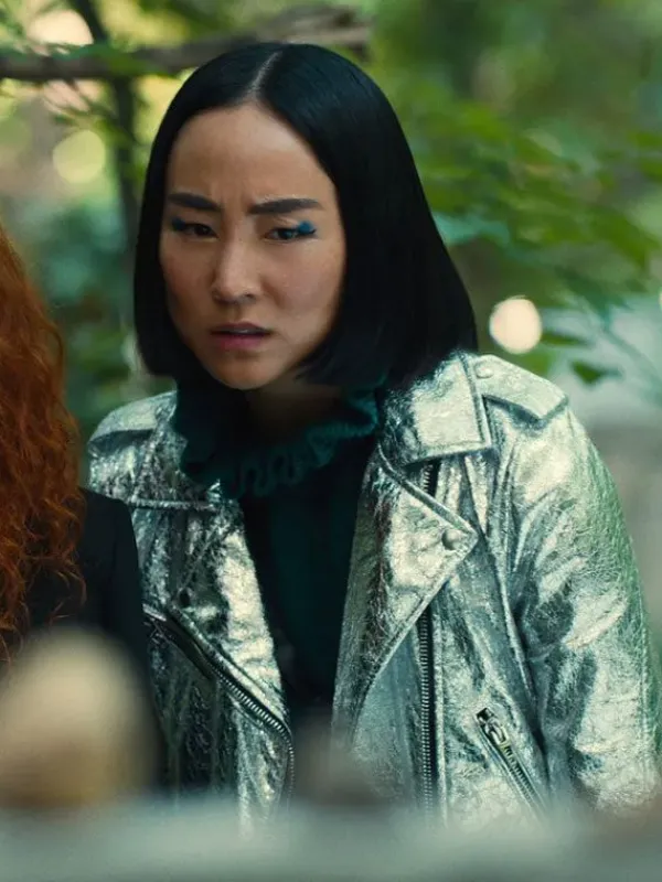 Asal Vision Leather Jackets | Russian Doll Maxine Jacket Silver
