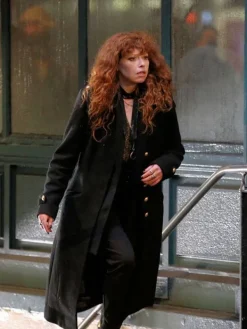 Asal Vision Women Coats | Russian Doll Natasha Lyonne Coat Black