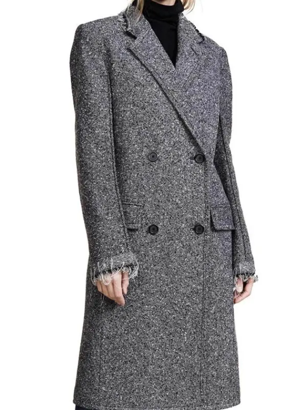 Asal Vision Women Coats | Russian Doll Natasha Lyonne Coat Grey